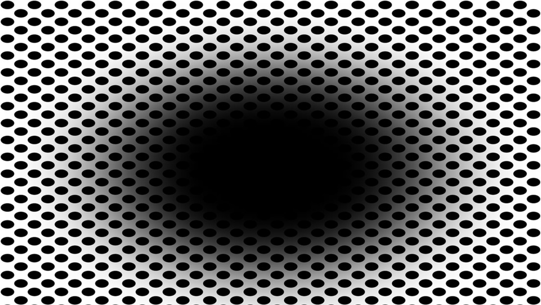 ¿Qué causa la expansión del agujero negro?, investigadores explican la reacción de nuestros ojos al observar una ilusión óptica